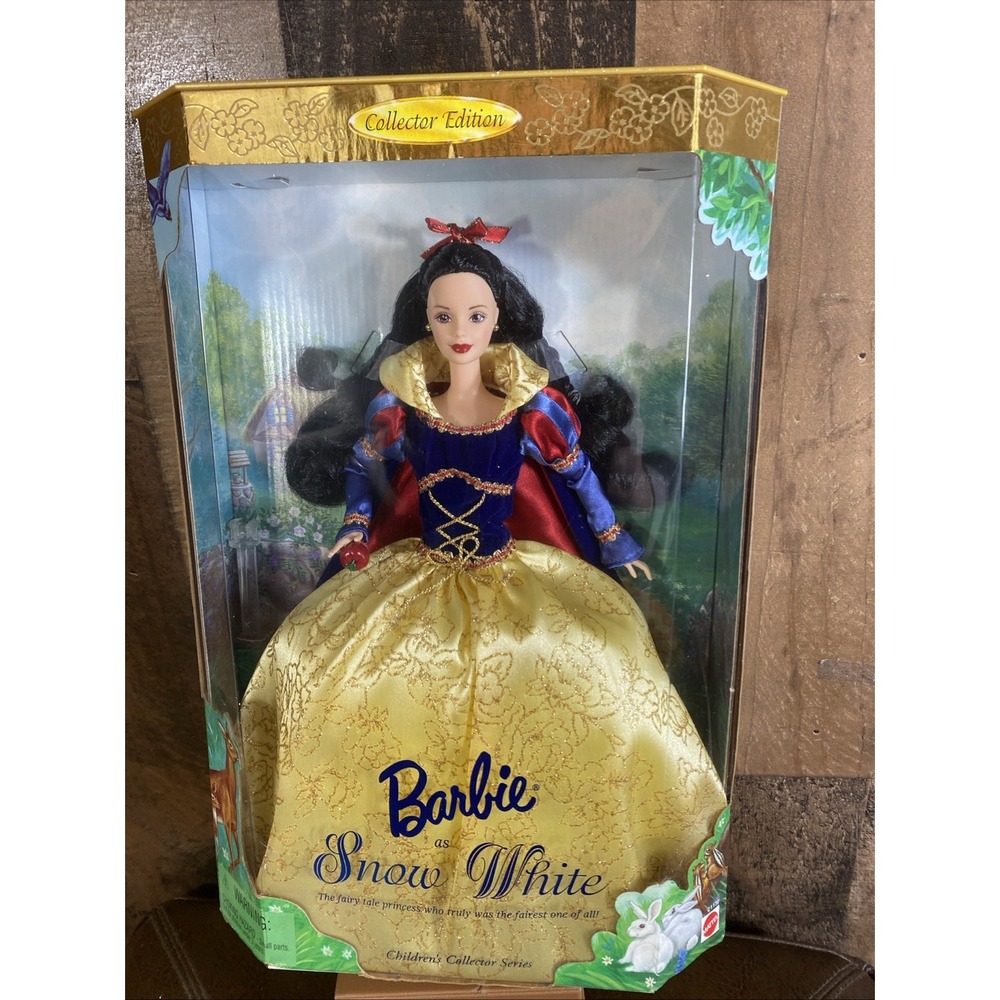 Vintage 1998 Barbie As Snow White Doll Collector Edition New Collector Series